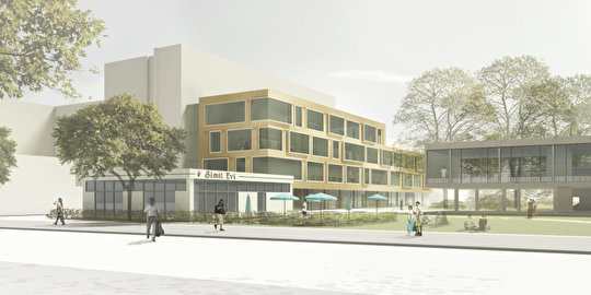 AV1 Architekten GmbH, 2014 Wettbewerb "Erweiterungsbau Schillerbibliothek"