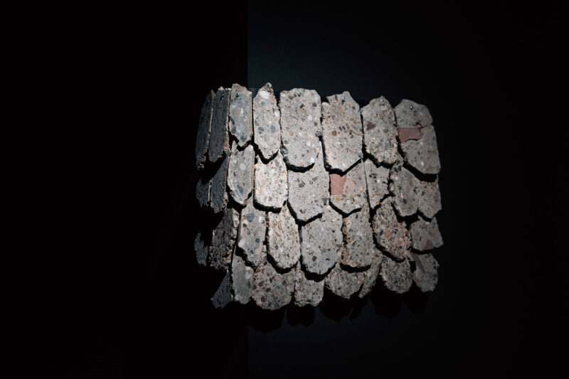 Marisa Gaab-Querschnitte des anthropogenen Lagers. Foto: Joshua Weber