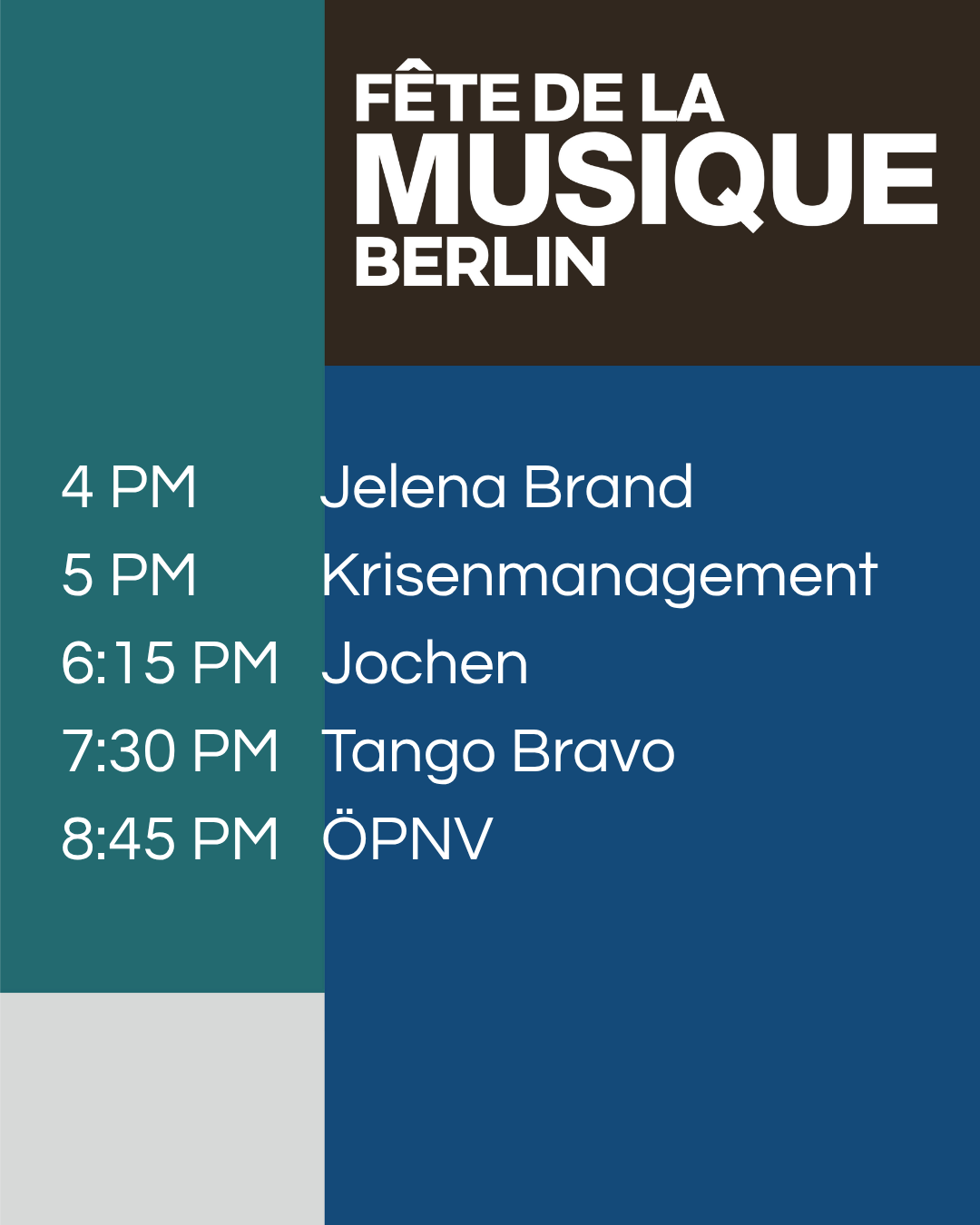 Fête de la Musique Bärenzwinger