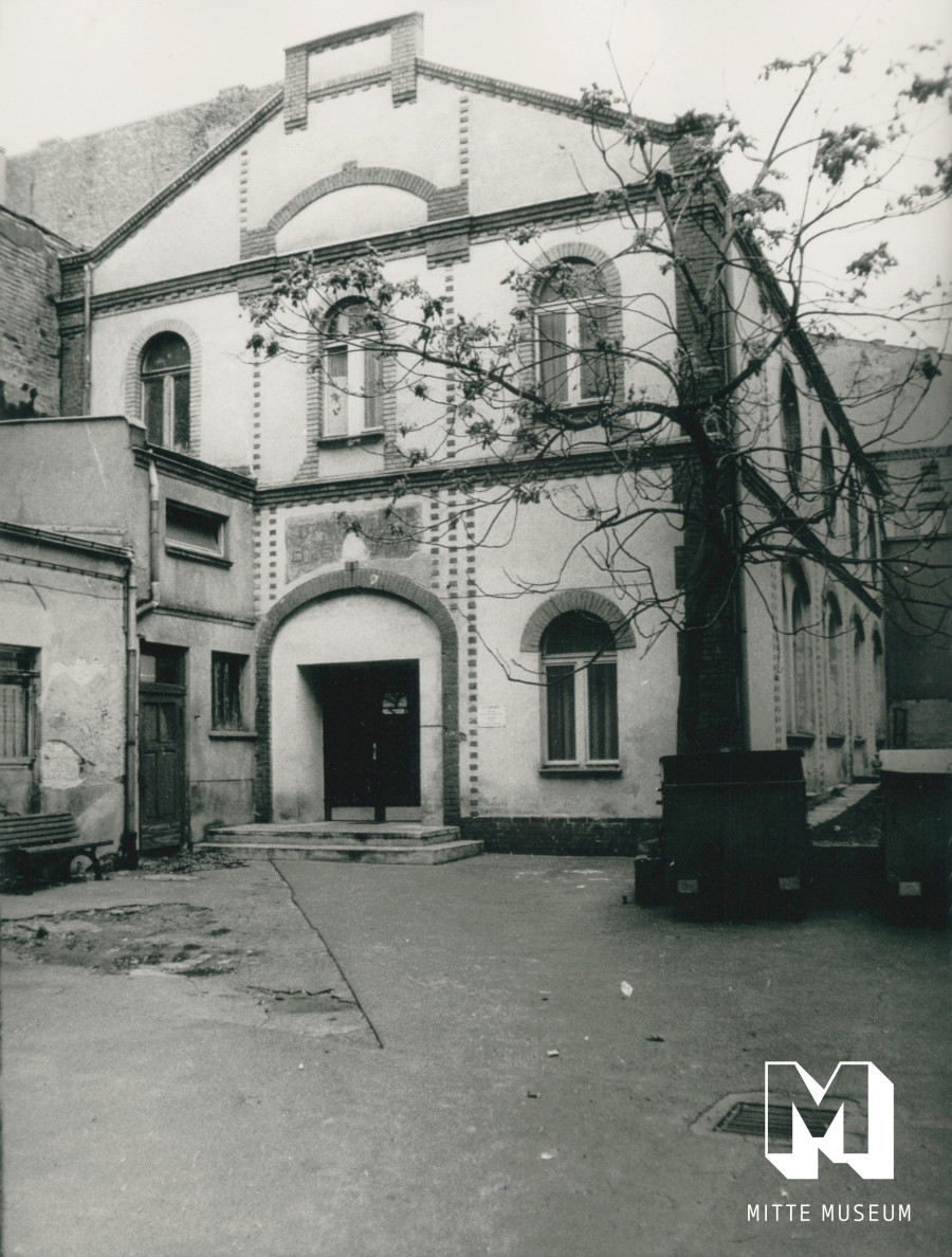 Ehemalige Synagoge in der Brunnenstraße 33, März 1990, Mitte Museum